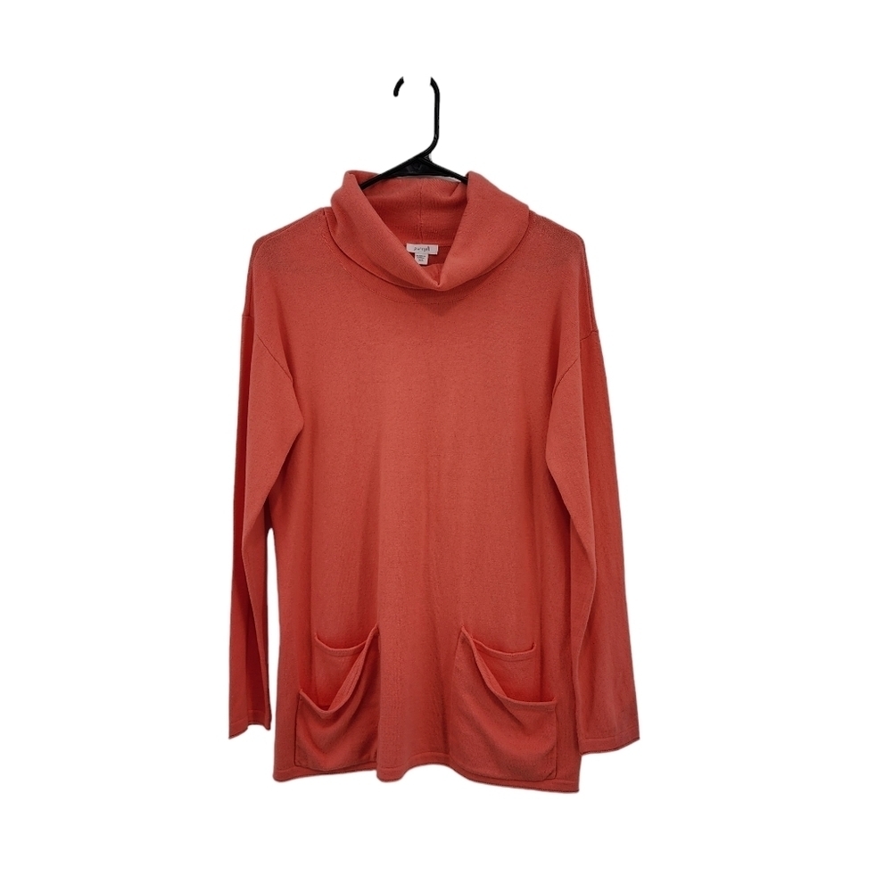 Pure Jill Women's Cotton-Cashmere Cowl Neck Sweater - XS